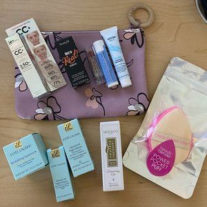 Makeup bundle! Powder puff, Estee Lauder, and more
